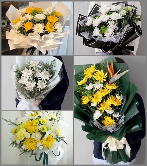 贵州贵阳息烽县温泉镇三交村白事花束代送